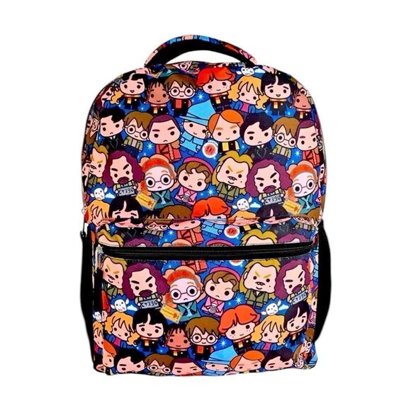 Harry Potter Kawaii Anime Hogwarts Backpack NIP - Picture 1 of 3